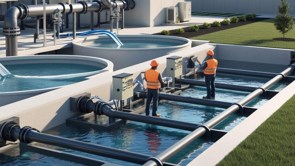 wastewater treatment systems efficiently process industrial effluents
