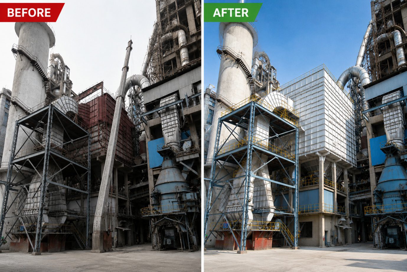 Shree Cement – ESP'den Torba Filtre Sistemine Dönüşüm